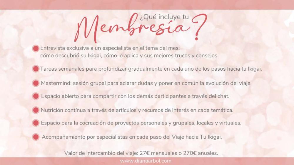 ¿Qué incluye tu membresía?