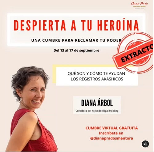 Diana Prados Cumbre Despierta a tu Heroína 500x493 Diana Prados Despierta a tu Heroína Diana Árbol Registros Akáshicos